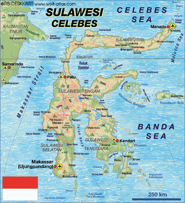 Download this Map Sulawesi picture